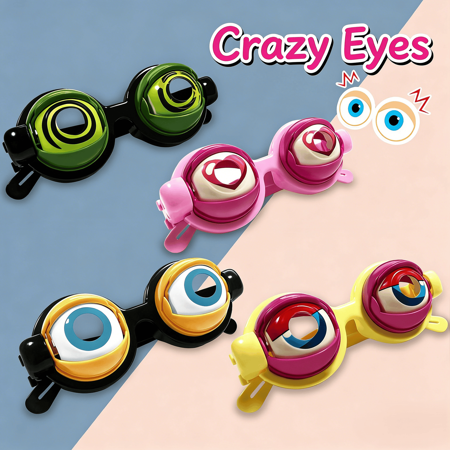 2026 New🔥Last Day Sale 50% OFF✨Blinking Crazy Glassesfor Halloween, birthdays, cosplay, or  surprising 🎉